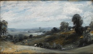 Het dal van Dedham vanuit Langham, 1812 door John Constable
