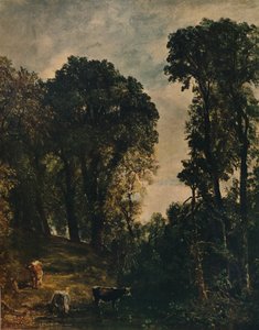 Bomen bij Hampstead Church, 1829, c1915