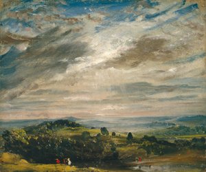 Uitzicht vanaf Hampstead Heath, richting Harrow