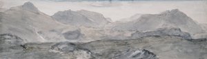 Uitzicht vanaf de Top van Honister Crag door John Constable