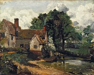 Het Huis van Willy Lott, 1816 door John Constable