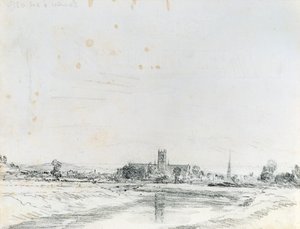 Kathedraal van Worcester vanuit het zuiden