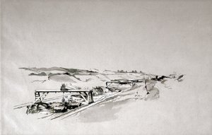 Blisworth Cutting, Northamptonshire, september 1838 door John Cooke Bourne