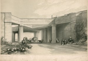 Brug over de Uxbridge Road, Londen door John Cooke Bourne