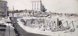 Granby Street, Hampstead Road, 13 augustus 1836 door John Cooke Bourne