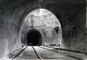 Grote ventilatieschacht, Kilsby Tunnel, Northamptonshire, 1837-38