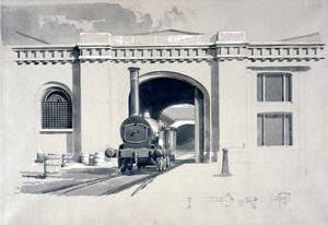 Locomotief Machinehuis, Camden Town, 1839