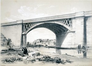 Nash Mill Bridge, nabij Kings Langley, Hertfordshire, 1839