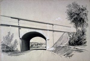 Oblique Bridge, Boxmoor, Hertfordshire, 12 juni 1837