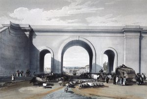 Spoorbrug bij Chippenham, Wiltshire, 1846