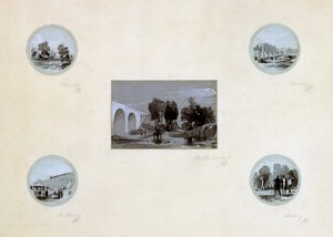 Het schoonmaken, bouwen, nivelleren en openen van de LBR, ca. 1838 door John Cooke Bourne