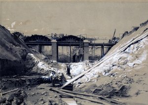 Tring Cutting, Hertfordshire, 1838 door John Cooke Bourne