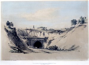 Watford Tunnel, Hertfordshire, 6 juni 1837 door John Cooke Bourne
