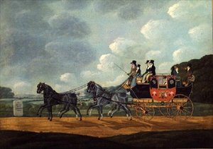 De Royal Mail Coach, Londen naar Birmingham