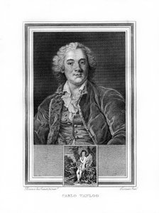 Carle of Charles-Andre van Loo, Franse genreschilder, 1825