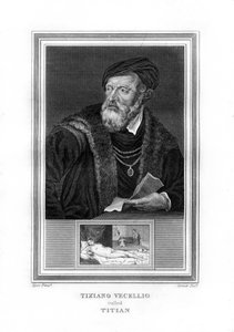 Tiziano Vecelli Titian, Italiaanse Hoogrenaissance schilder, 1825