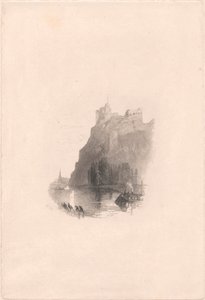 Chateau Gaillard, vanuit het zuiden door John Cousen