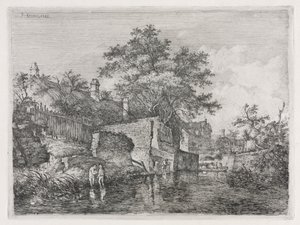 Voorkant van de Nieuwe Molen door John Crome