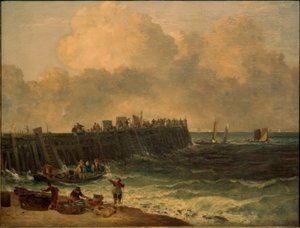 Yarmouth pier door John Crome