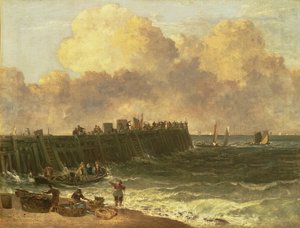 Yarmouth Pier, ca. 1810 door John Crome