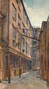 Gouden gebouwen, Strand, Westminster, Londen, ca. 1880 door John Crowther