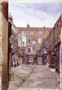 Gebouwen van leerverkopers, London Wall, Londen door John Crowther