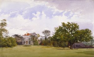 Zijaanzicht van Turret House, Lambeth, Londen door John Crowther