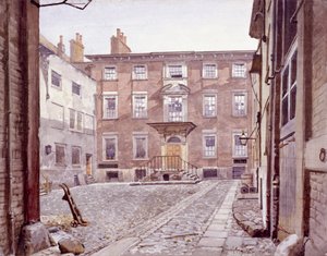 Huis van Sir Christopher Wren, Botolph Lane, Londen door John Crowther