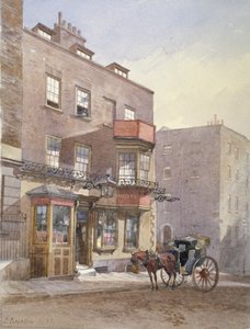 The Cheshire Cheese Tavern, Surrey Street, Westminster, Londen, 1883 door John Crowther