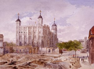 Tower of London, Londen, 1883 door John Crowther
