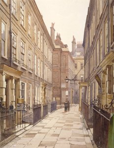 Uitzicht op Catherine Court, Tower Hill, Londen, kijkend naar het oosten, 1886 door John Crowther
