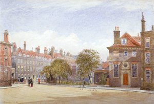 Uitzicht op New Inn, Wych Street, Westminster, Londen, 1882 door John Crowther