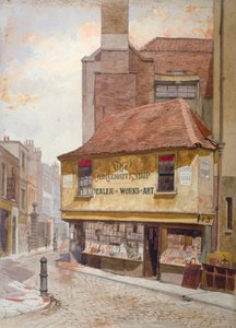 Uitzicht op de Old Curiosity Shop, Portsmouth Street, Westminster, Londen door John Crowther