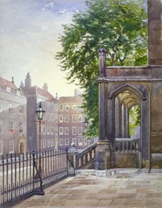Uitzicht op de ingang van Gray