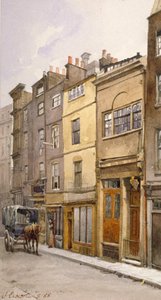 Uitzicht op de hal van de parochieklerk, Silver Street, Londen, 1888 door John Crowther