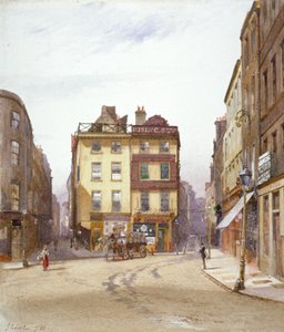Wych Street en Holywell Street, Westminster, Londen, 1881 door John Crowther