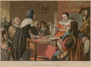 Bunyans vrouw voor rechter Hale door John Dawson Watson