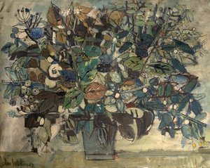 Bloemenstudie, herfst, 1952 door John Dawson Watson