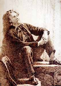 Portret van Charles Keene door John Dawson Watson