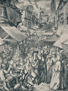 IJdelheid Beurs. Uit De Pelgrimsreis John Bunyan, ca. 1850-1890, 1923 door John Dawson Watson
