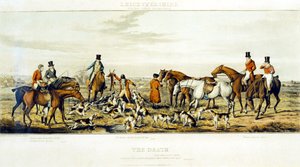 De Dood, De Leicestershires, gegraveerd door Henry Alken