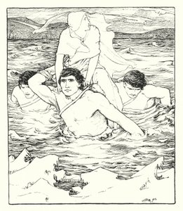 Illustratie voor Het Verhaal van Deirdre door John Dickson Batten