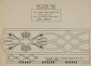 Piertafel door John Dieterich