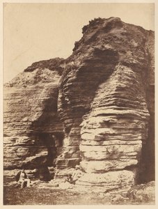 Rotsen bij Livermead nabij Torquay, Engeland door John Dillwyn Llewelyn