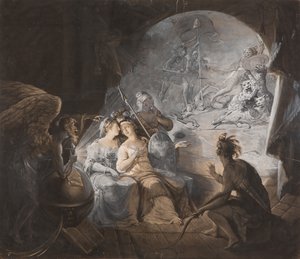 De thee-belasting-storm Het orakel, 1774