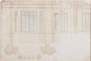 Ontwerp voor Raam bij Holme Eden door John Dobson