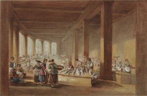De oude vismarkt, Sandhill, Newcastle upon Tyne