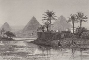 Piramides van Gizeh door John Douglas Woodward