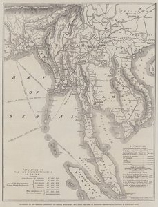 Uitbreiding van de Elektrische Telegraaf naar Canton, Hong-Kong, enz., vanaf de Haven van Rangoon, geprojecteerd door Kapitein R Sprye en Zonen door John Dower