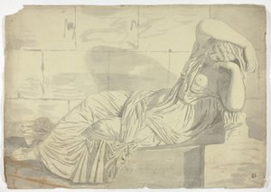 Na Beeldhouwwerk van Ariadne door John Downman
